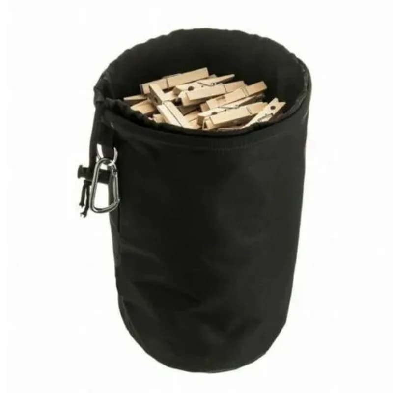 Borsa per mollette da appendere, per riporre vestiti e guardaroba, per mollette, con coulisse, borsa per appendere la biancheria, robusta portaoggetti