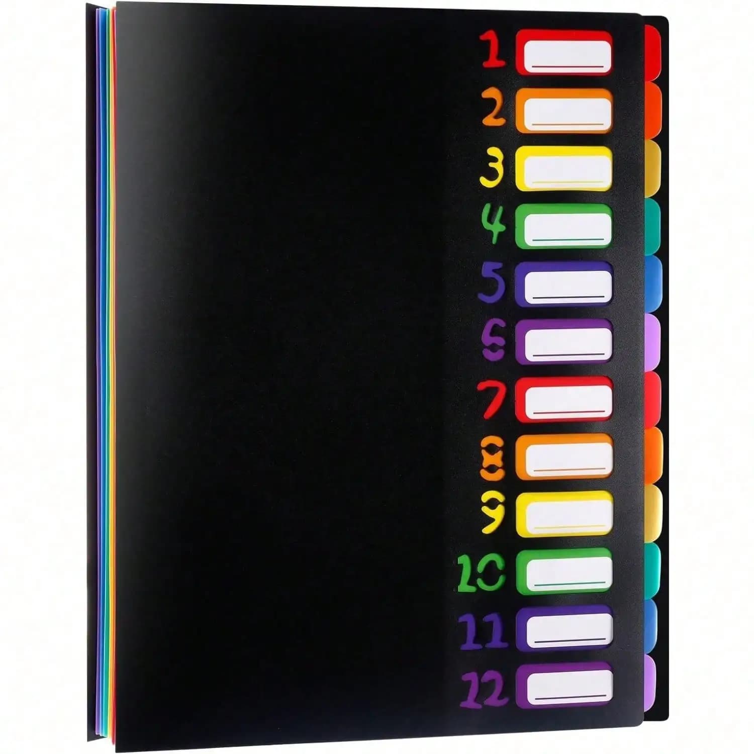 Organizer per cartelle di file A4 Rainbow: stile coreano semplice per materiale scolastico e per ufficio