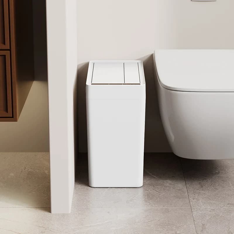 Pattumiera con sensore intelligente da 10 litri con coperchio Sensore rapido 0,3S Cucina domestica Soggiorno Camera da letto Bagno
