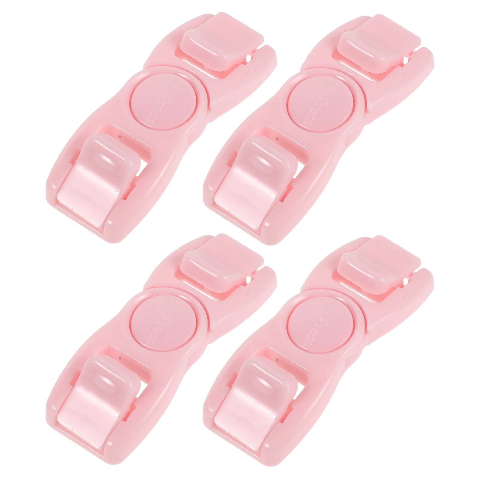 4Pcs Swim Goggle Strap Clips Plastic Interlocking Snap Buckles Replacement Head Strap Accessories for Secure Fit Swimming
