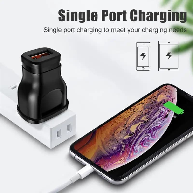 Mini Power Adapter Travel Mobile Phone Chargers EU/US Plug Wall Charger 1 Port USB Charger 5V 1A USB Charger