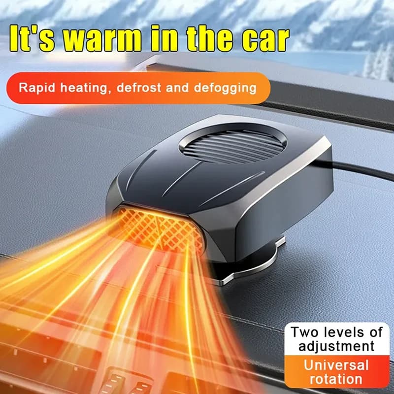 12V/24V Auto Elettrica Riscaldatore Ventola di Raffreddamento Dell'aria Portatile Parabrezza Disappannante Sbrinatore Riscaldamento Asciugatrice Accessorio