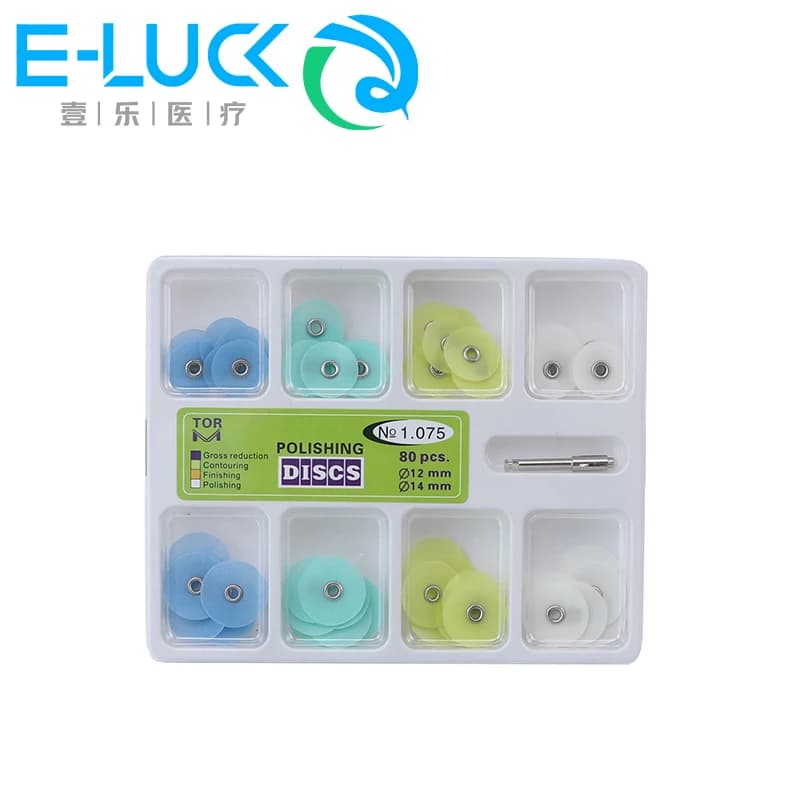 Dental resin polishing disc kit Contour reduction Spindle Strip Set Teeth whitening materials 80 pcs/box NO1.075