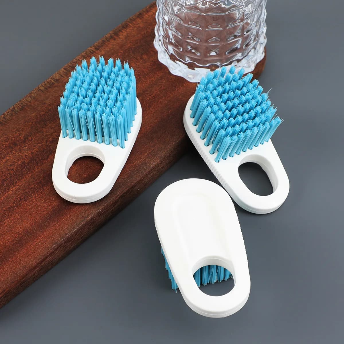 Spazzola giapponese per la pulizia dei taglieri, spazzola per la pulizia degli angoli del bagno, spazzola multifunzionale per la pulizia delle fessure della cucina domestica