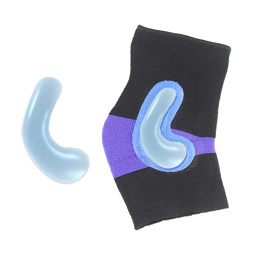 Supporto Elastico per Caviglia in Silicone, Protezione da Distorsioni per Basket, Calcio, Tennis, Pallavolo ed Esercizio Fisico