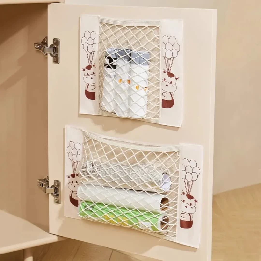 Kitchen Storage Bag, Waste Bag, Container Without Drilling, House Wall Holders, Suspended Bag, Plastic Container