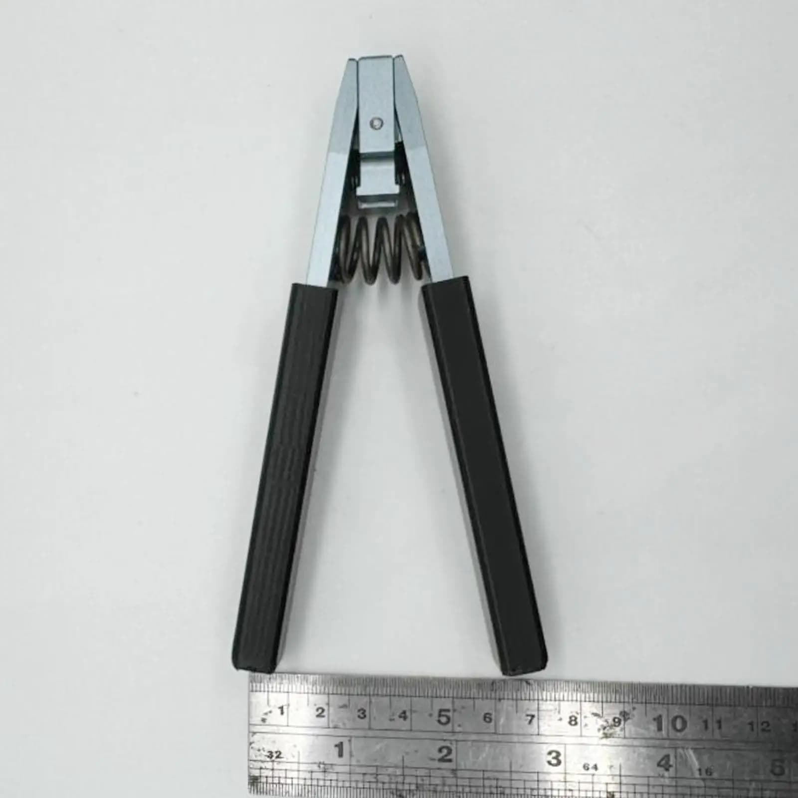 Black Racket String Clamp with Secure Tension Gripper for Tennis Badminton Squash Professional Stringing Machine Tool