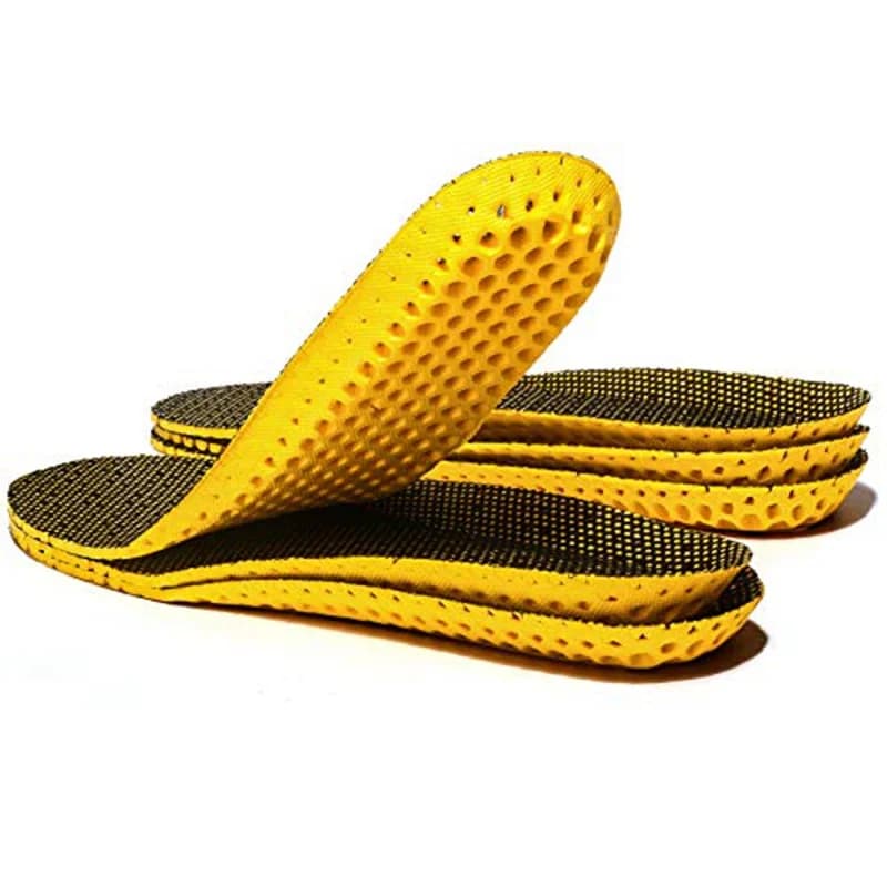 1Pair Honeycomb Breathable Shock absorbing Insole for Feet EVA Sports Shoes Insoles Arch Support Plantar Fasciitis Shoe Pads
