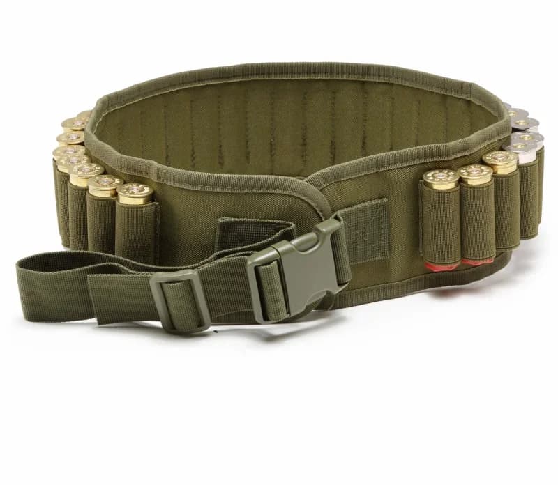 30 Round Shell Holder Cintura da allenamento Accessori da caccia Sport all'aria aperta 12 Gauge 12GA Munizioni Bandoliera Cartuccia Cinture in vita