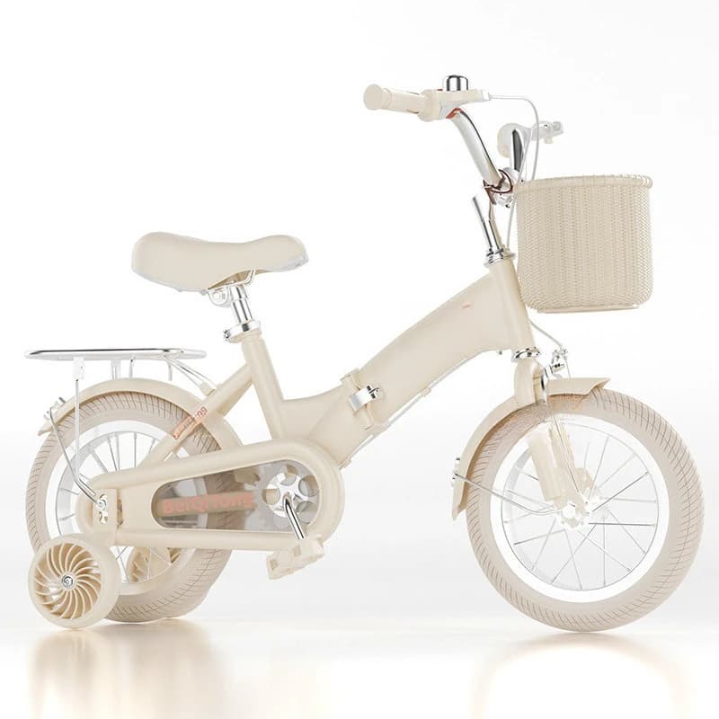 Passeggino per bicicletta per ragazzi e ragazze Pedale pieghevole per bambini