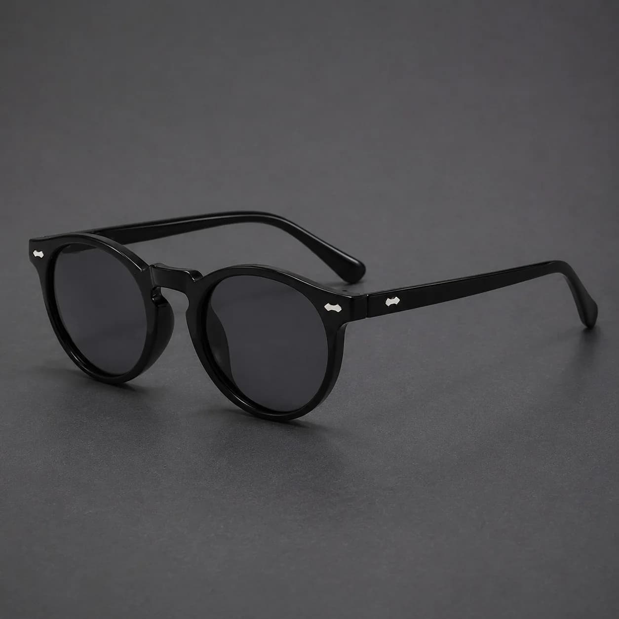 5115 Japanese classic rice nail small frame sunglasses literary retro men and women round sunglasses polarized sunglasses