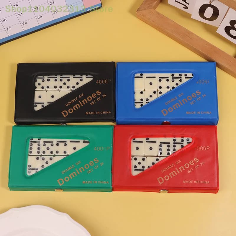 Set di scacchi Domino Premium - Gioco ideale per famiglie con custodia in PVC resistente