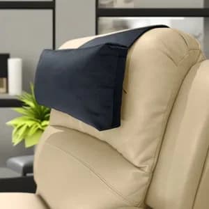Velvet Adjustable Headrest Pillow With Non Slip Base Neck Support Cushion For Recliner Chair Car Seat Comfortable Rest Pillow
