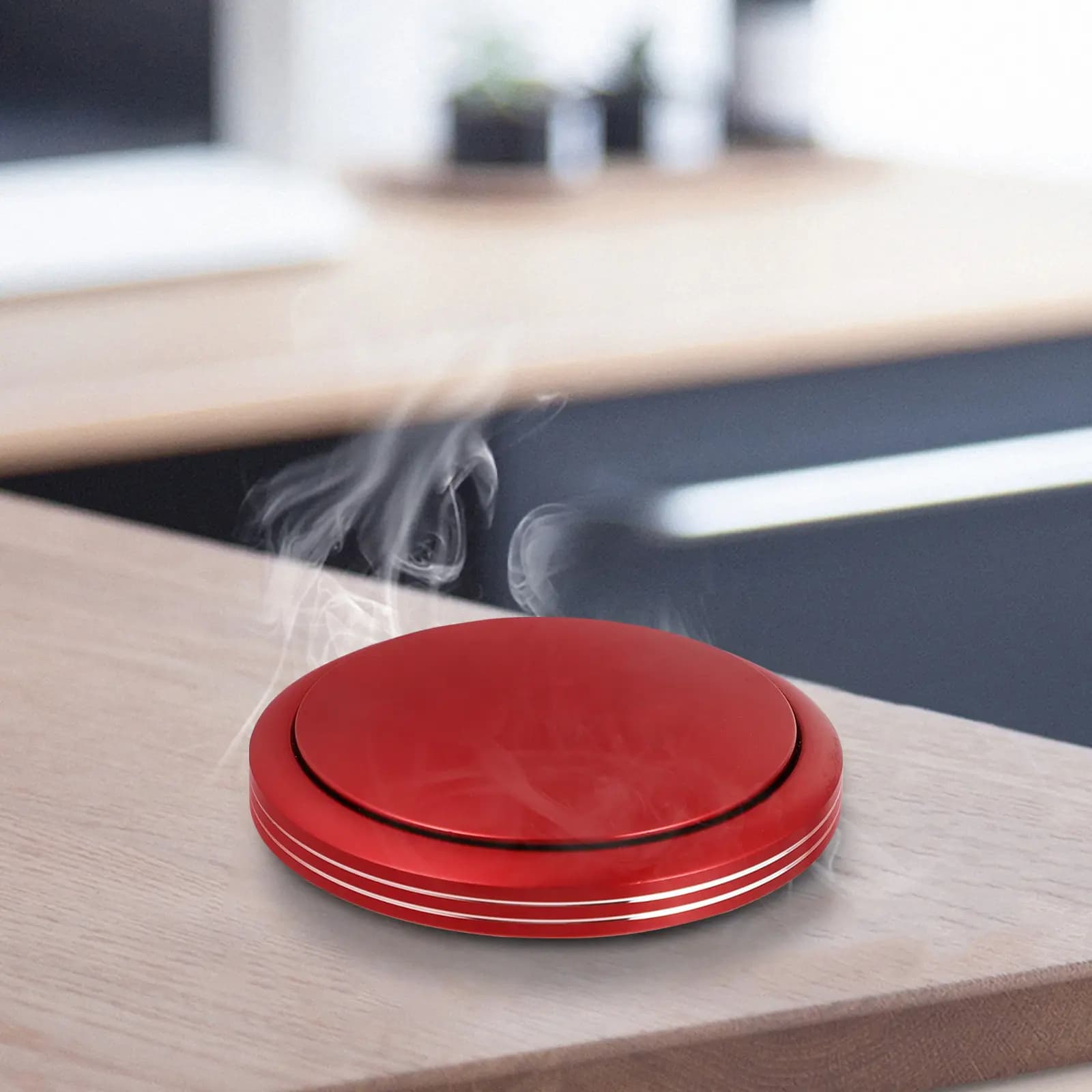 Set di Diffusori di Aromi per Auto in Lega di Alluminio, Deodorante Riutilizzabile con Pastiglie Aromaterapiche Sostituibili