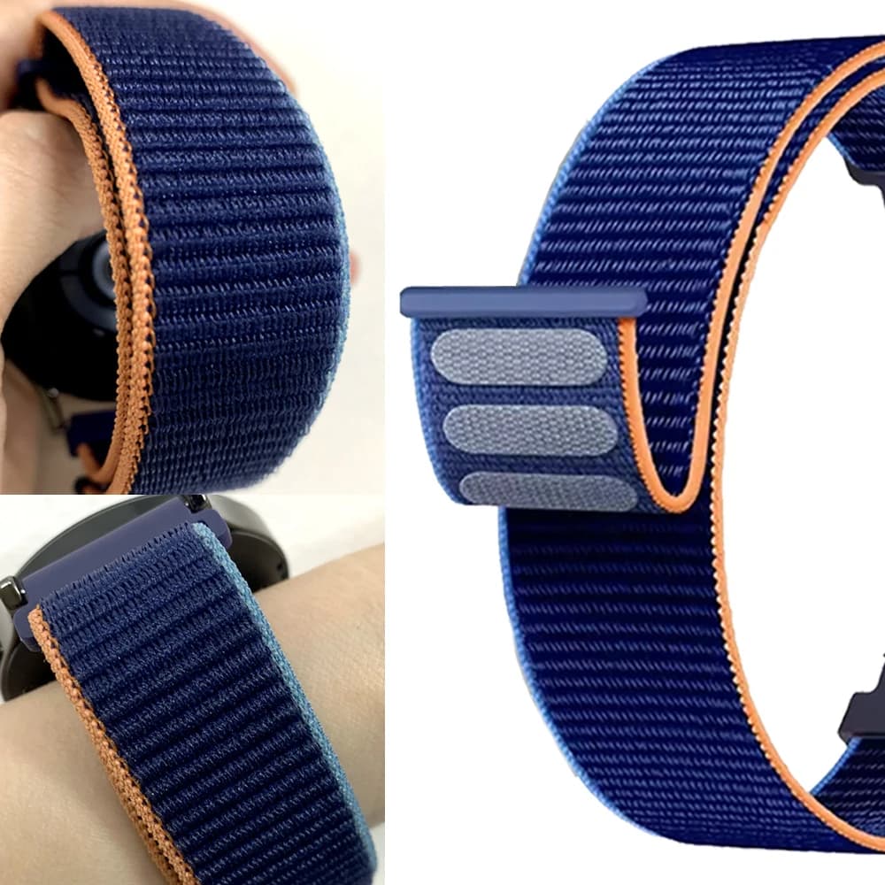 Fascia morbida in nylon per Garmin Venu 3 2 sq Forerunner 570 265 255 165 Bracciale sportivo traspirante per HUAWEI/Huami 20/22mm cinturino orologio