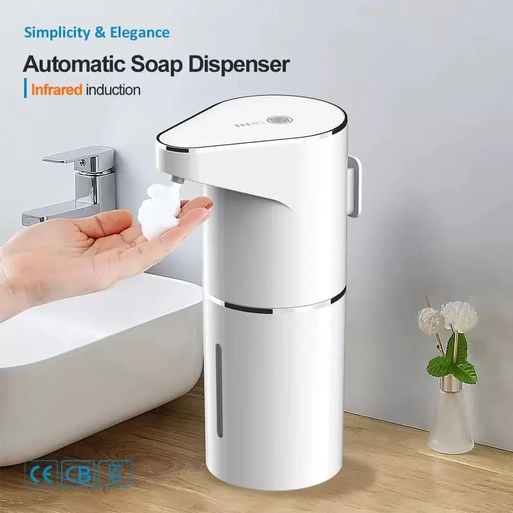 Dispenser automatico di sapone elettrico per disinfettante per le mani in schiuma a induzione