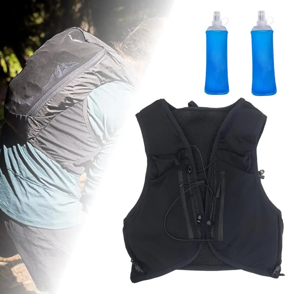 Tissue vest with Multiple Pockets, 12L Hydrating Backpack for Men Woman, Ideal for Cycling, Hiking, Climbing, Camping