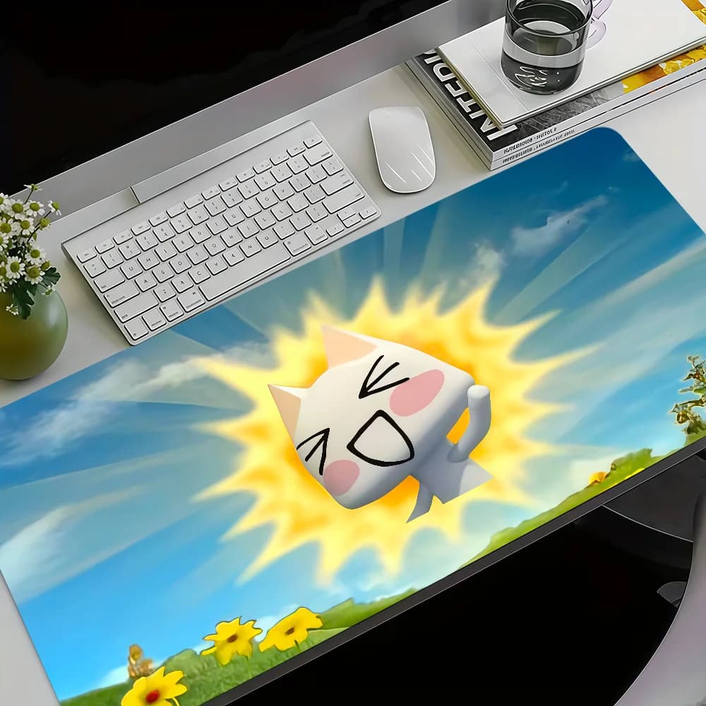 Simpatico tappetino per mouse Kawaii T-Toro inoue, tappetino per mouse ispessito antiscivolo, grande tappetino per scrivere, cuscino da gioco per ufficio, per studenti