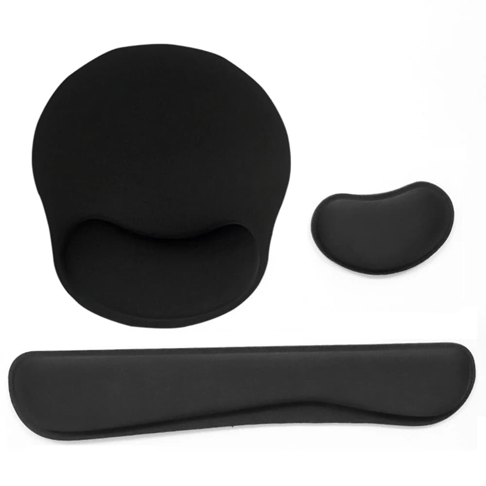 Tappetino per mouse Tappetino per mouse in memory foam Set tappetino per mouse per tastiera Tappetino per mouse ergonomico per tappetino per mouse per computer portatile da ufficio