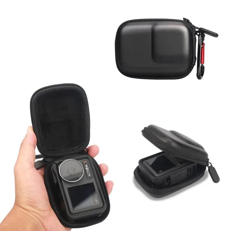 Portable Mini Camera Case for DJI Osmo Action 6 5Pro 4 3 GoPro 13 12 11 10 Insta360 Ace Pro Waterproof Protective Case