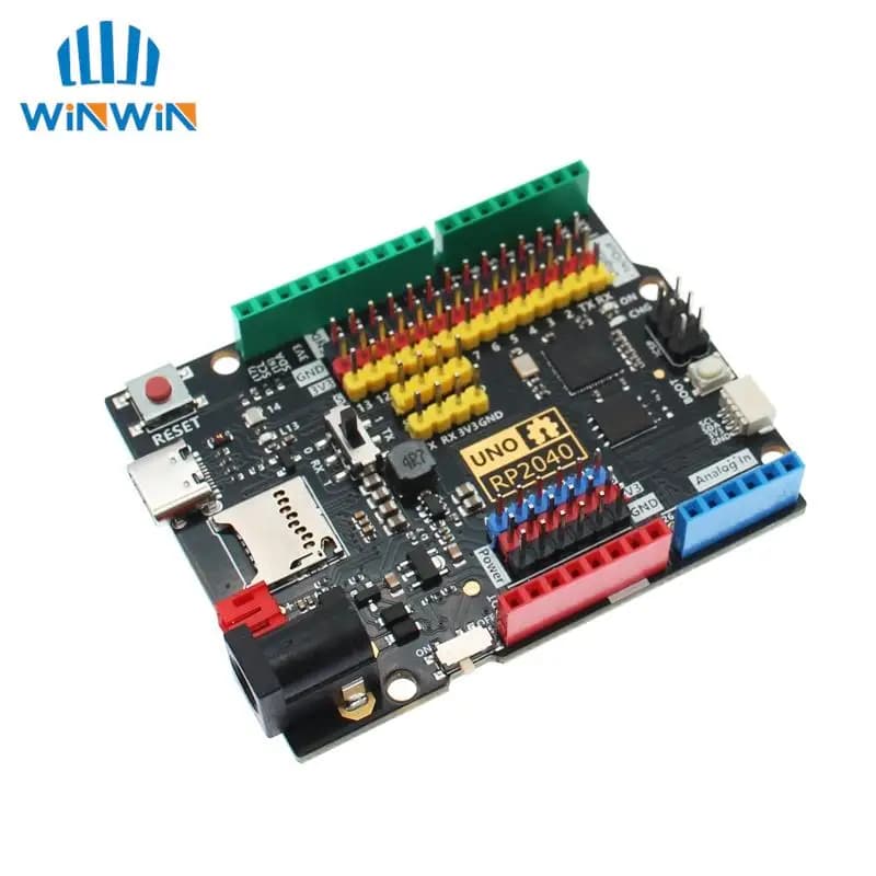 Development card for Arduino Raspberry PI UNO RP2040, core card for programming learning and control.