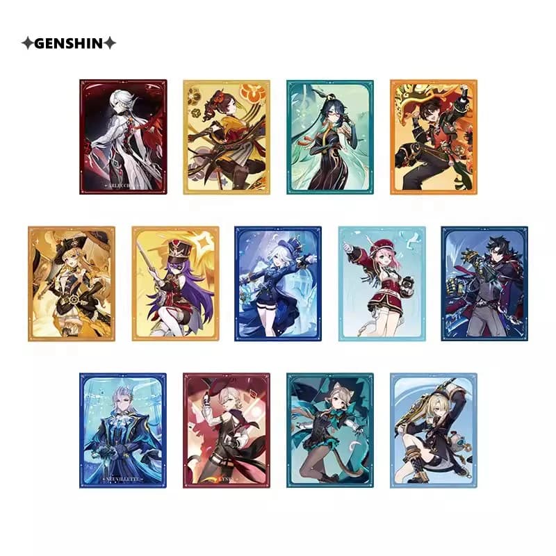[Autentico] Genshin Impact Preghiera Serie Cartella di file di ruolo Xianyun Gaming Navia Furina PP Cancelleria Forniture per ufficio Regali per studenti