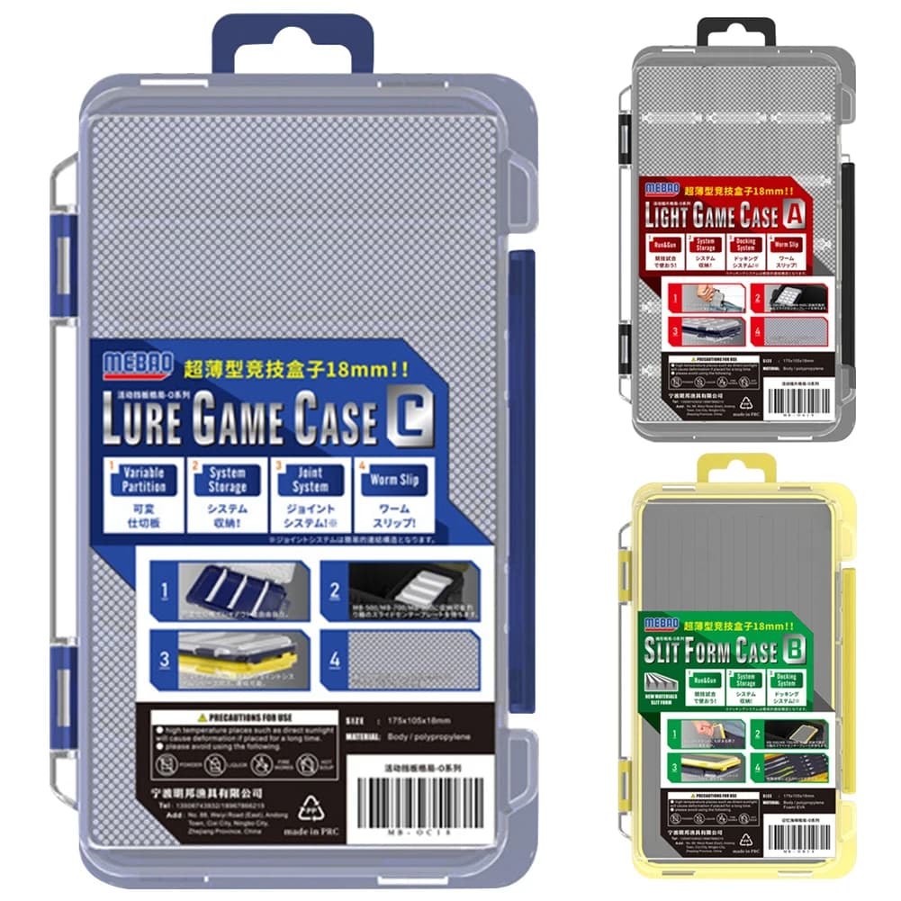 Fishing equipment box artificial bait case for double-sided containers shockproof fishing baits accessories for artificial baits Organizer