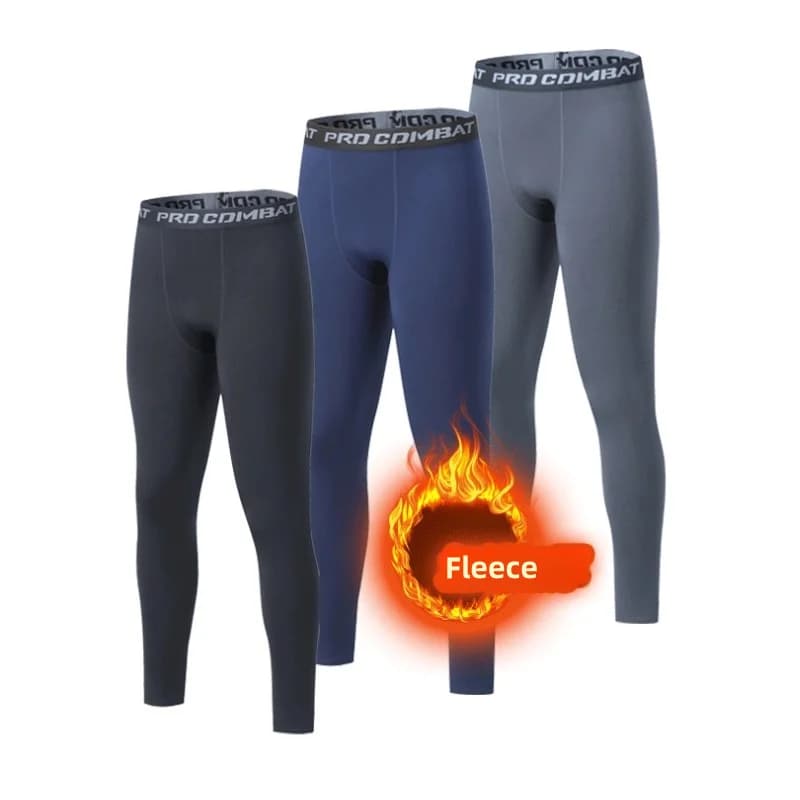 Men's Winter Linens Underwear Thermal Men Leggings In Pile Footwear Pants Smooths Pants Thermal Compression Pants Pants Footwear Men 3XL