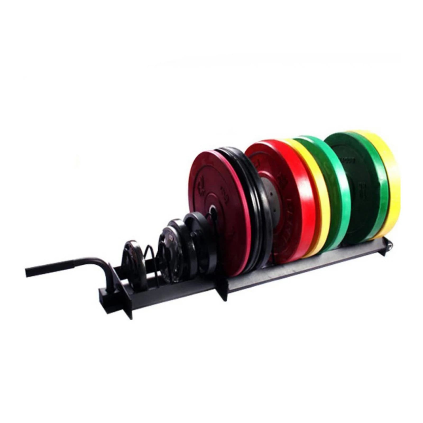Weight Plate Storage Rack with Wheels Long-Lasting Weight Plate Rack Sturdy Slim for Gym Owners, Fitness Center