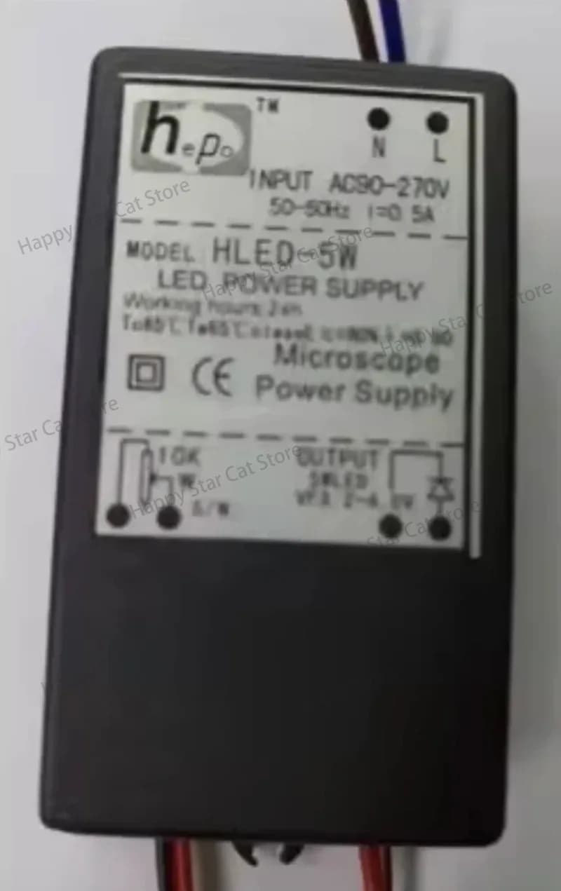 Lampada LED dimmerabile per microscopio HLED-5W HLED-5W1 HLED-5WS 5W