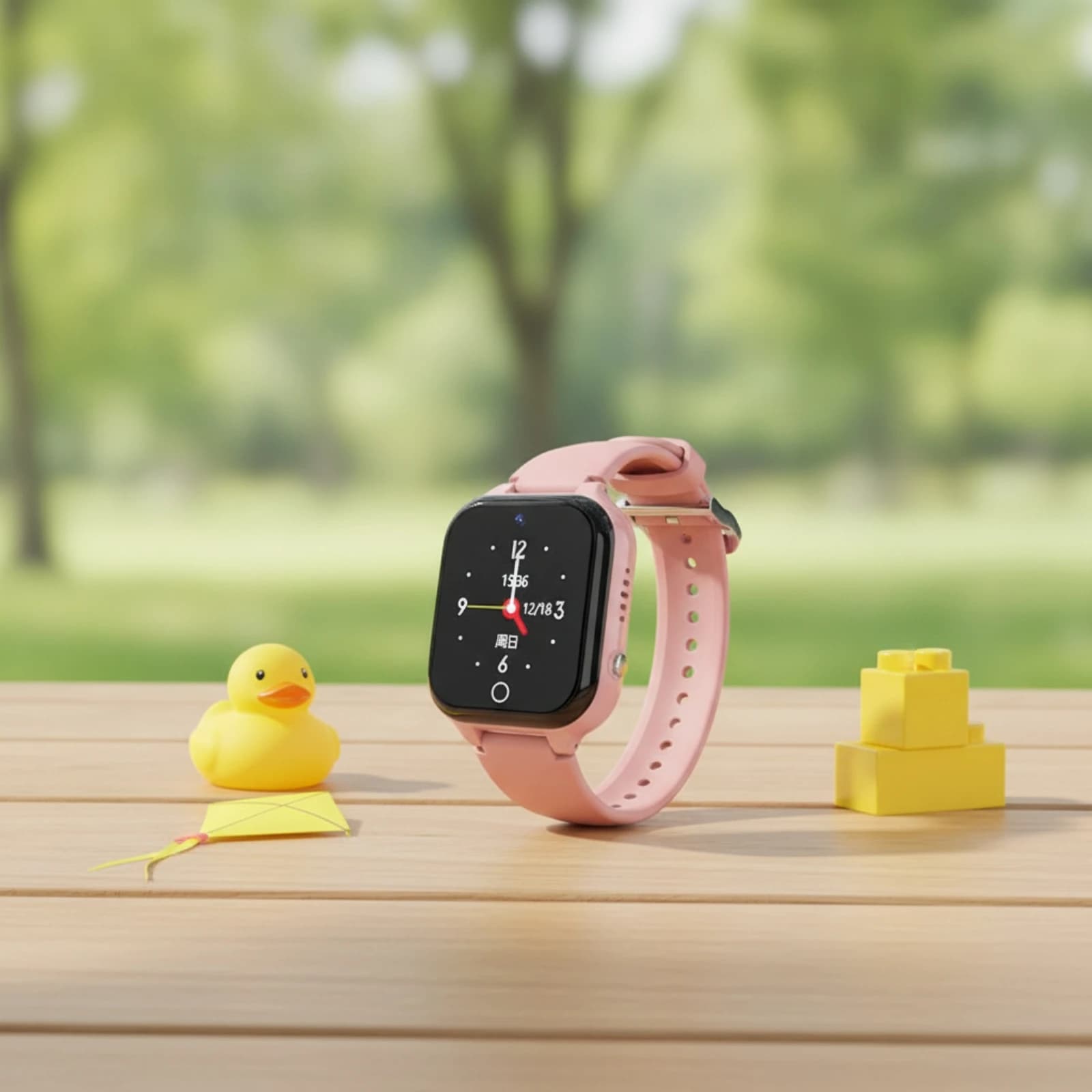 Smartwatch with Camera Touchscreen Smart Watch with Call Function Telephone Watch Voice Assistant Wearable for Children, School