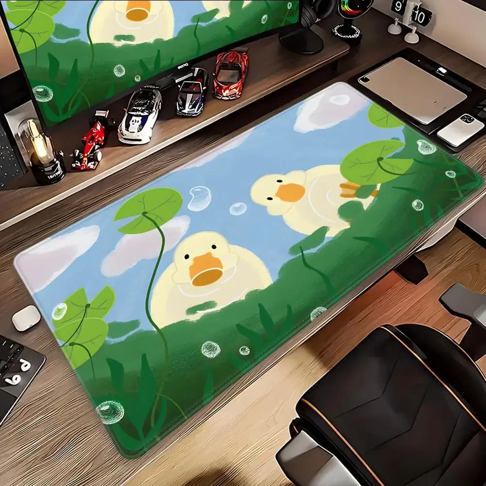 Tappetino per Mouse XXL HYBXAXC 900X400, Accessori Gaming, Tappetino da Scrivania in Gomma con Design a Cartone Animato, Antiscivolo per Laptop e Ufficio