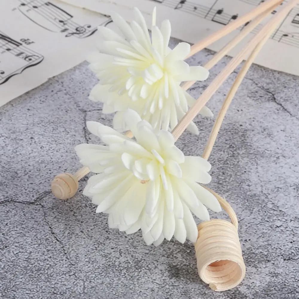 Home Decoration Aroma Oil Diffuser Bathroom Aromatherapy Rattan Artificial Flower Aromatherapy Flower Diffuser