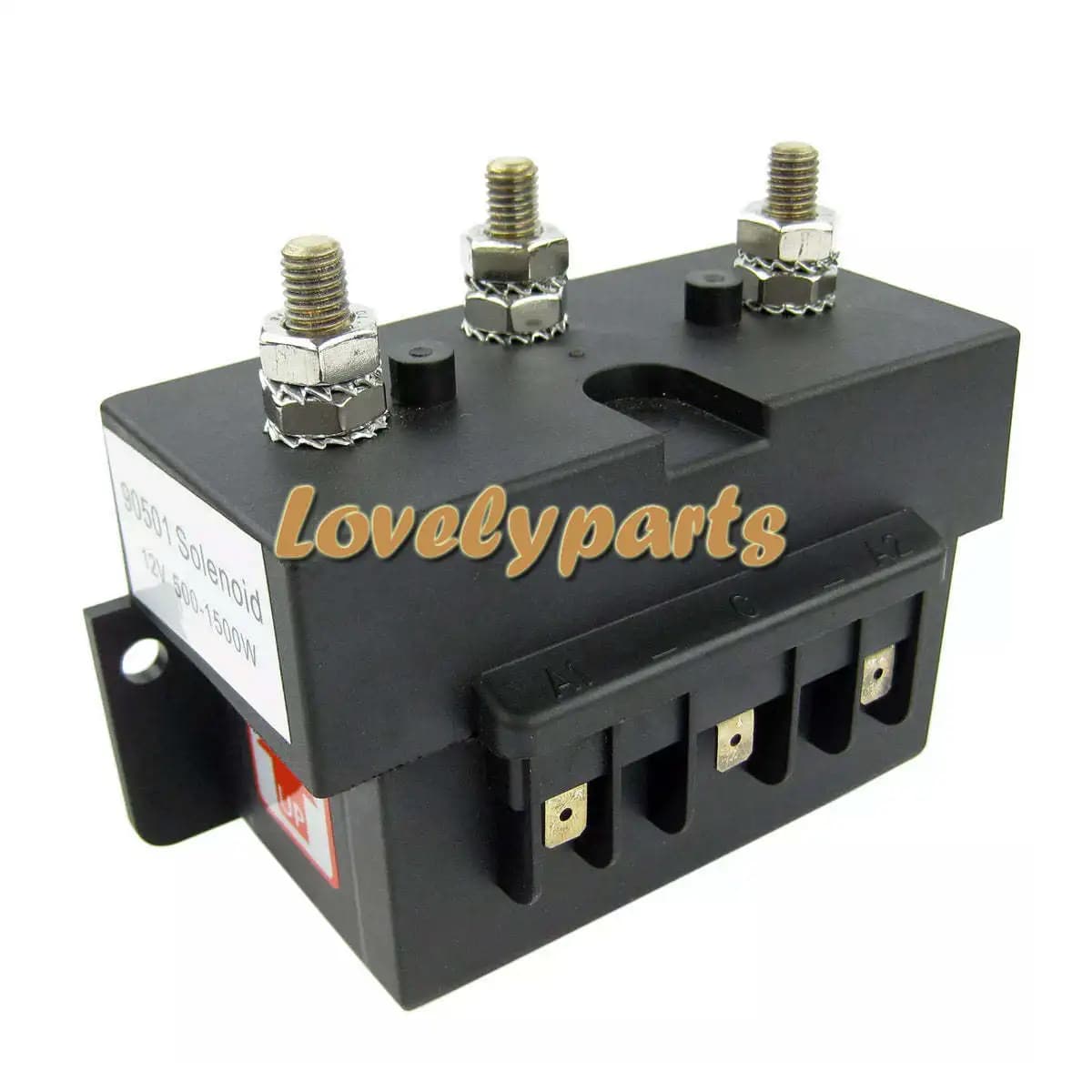 Scatola di controllo del solenoide del paranco marino a 3 fili 12V 1500W 1203039 per l'ancora della barca