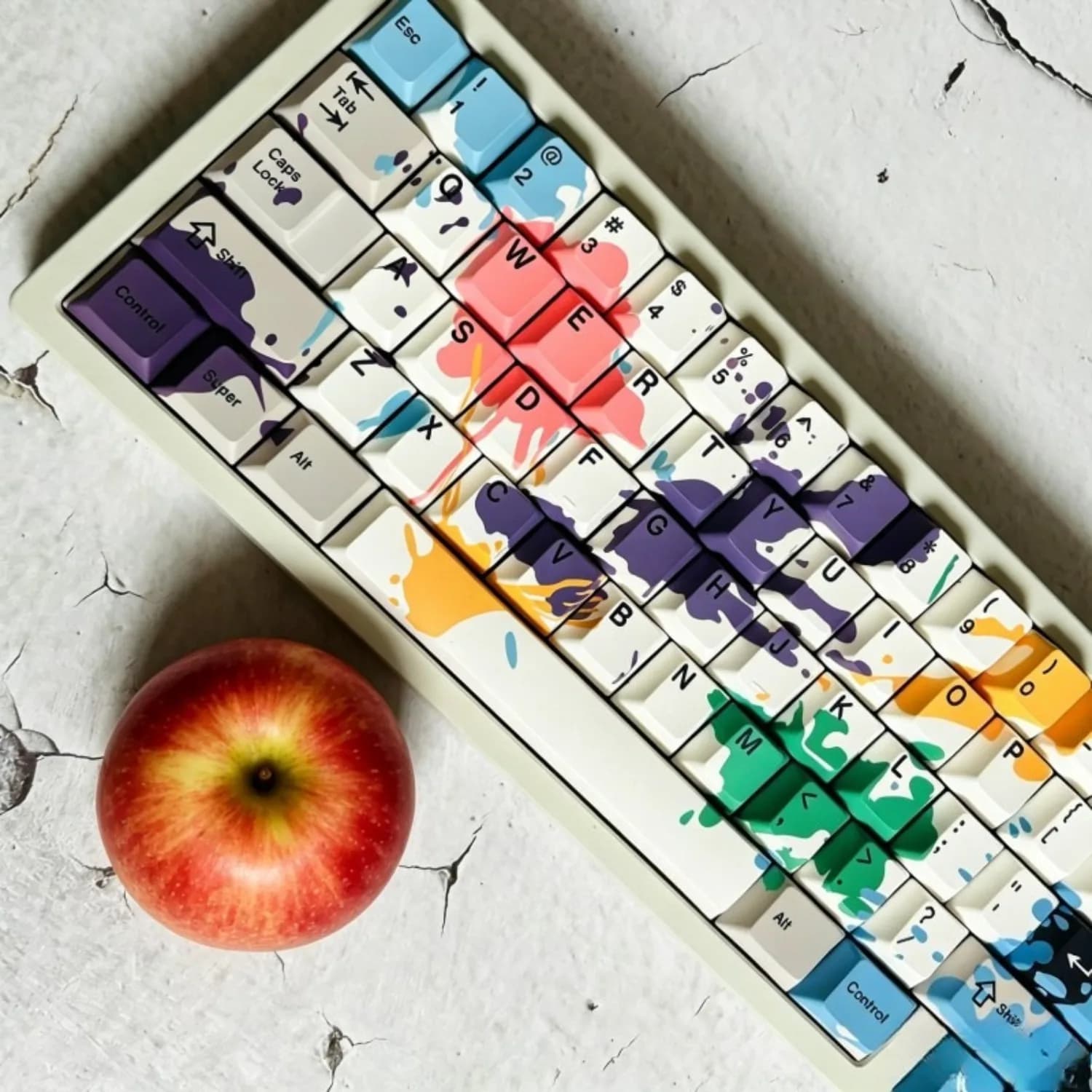Set di Tasti Zom 100 Anime in PBT, Profilo Cherry, Sublimazione a Colori, Profilo OEM, Tasto Spaziato Diviso, Tasti Personalizzati per Tastiera Meccanica