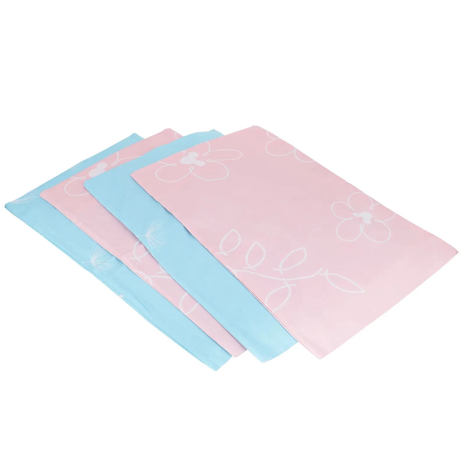 4 Pezzi Federe per Cuscini in Cotone con Stampa Floreale, Copricuscini per Bambini, Morbide Federe Decorative per Divano e Casa