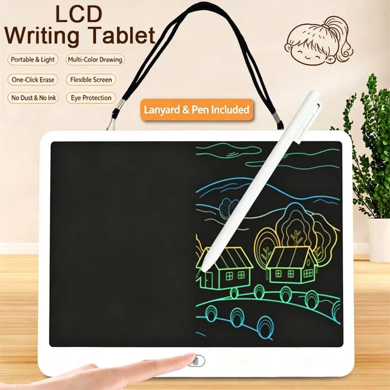 16/13/11/8 Inch LCD Writing Board Handwriting Pad Drawing Tablet Kids Writing Painting Kids Educational Toys for Girls Boys