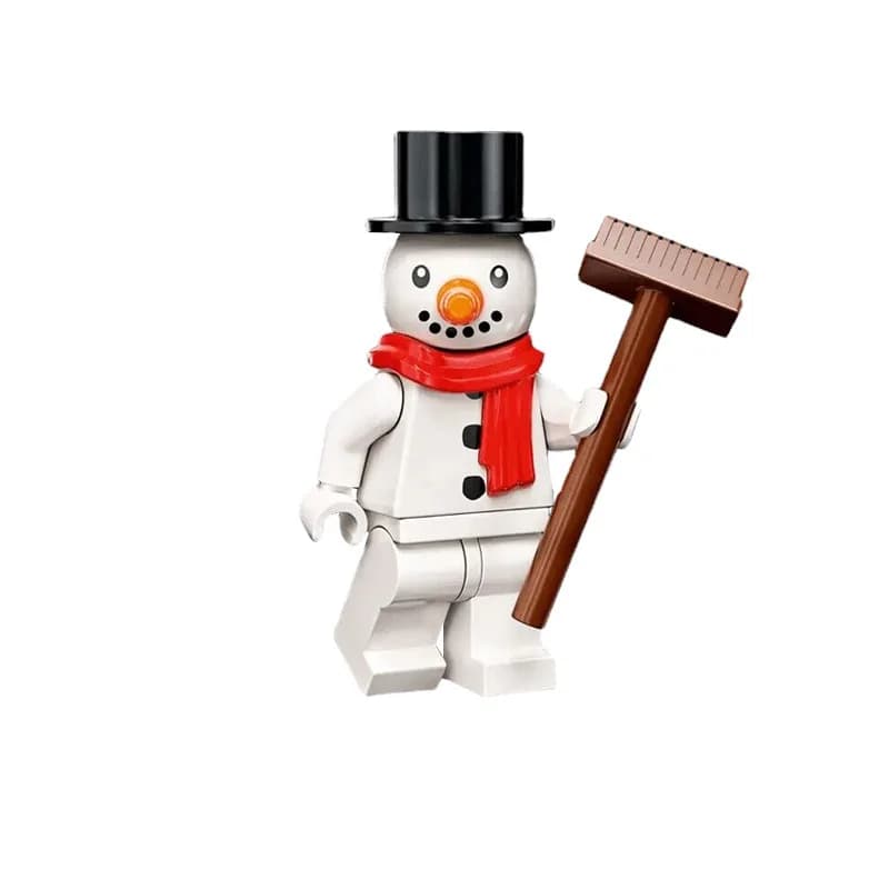 Modellini di Animali, Lupo-Uomo, Pupazzo di Neve, Schiaccianoci, Drago Verde, Personaggi Anime, Mini Action Figure, Blocchi da Costruzione, Giocattoli e Regali