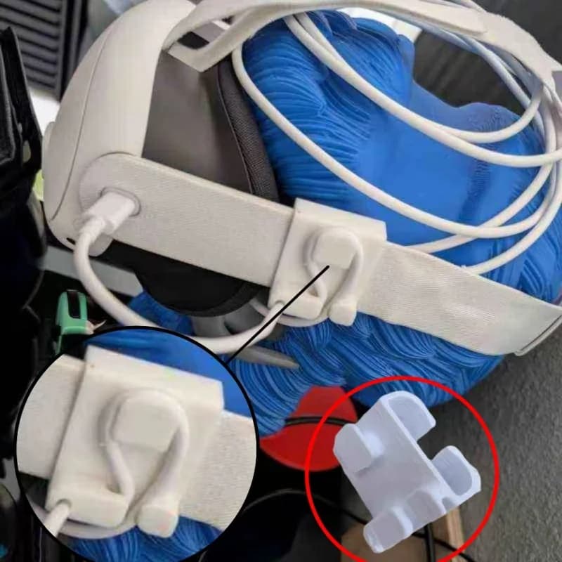 Clip per la gestione dei cavi VR per l'organizzazione dei fili del headset per una connessione stabile durante il gioco