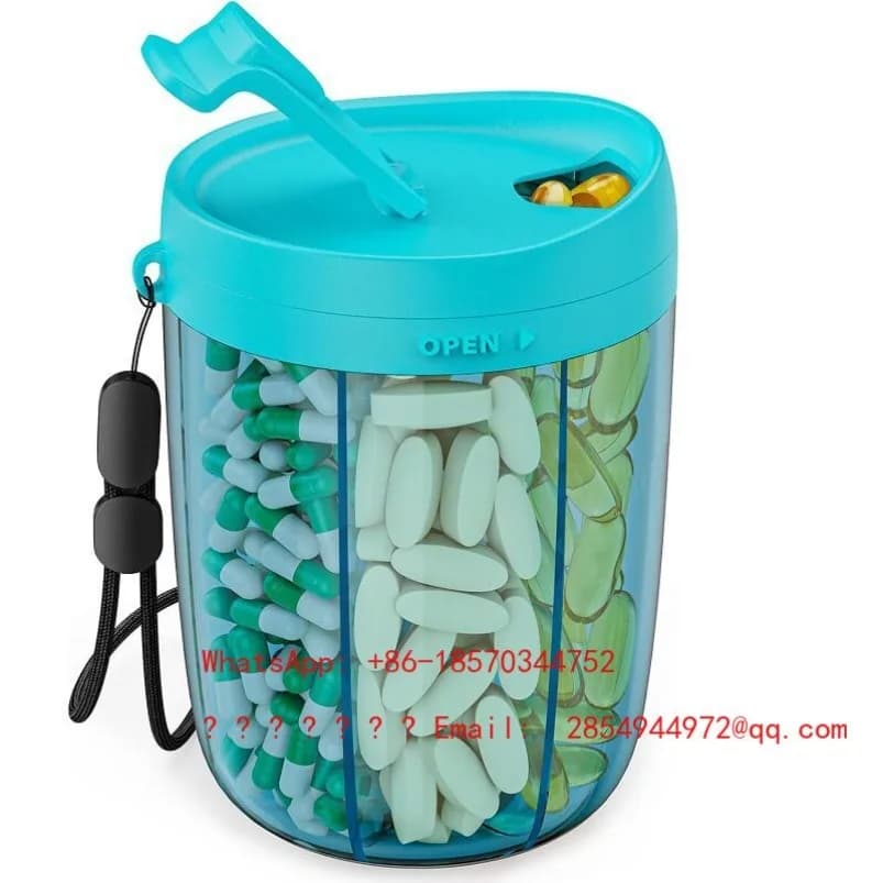 Transparent Sealed Tank Storage Tank Storage Box Moisture-proof Medicine Tank