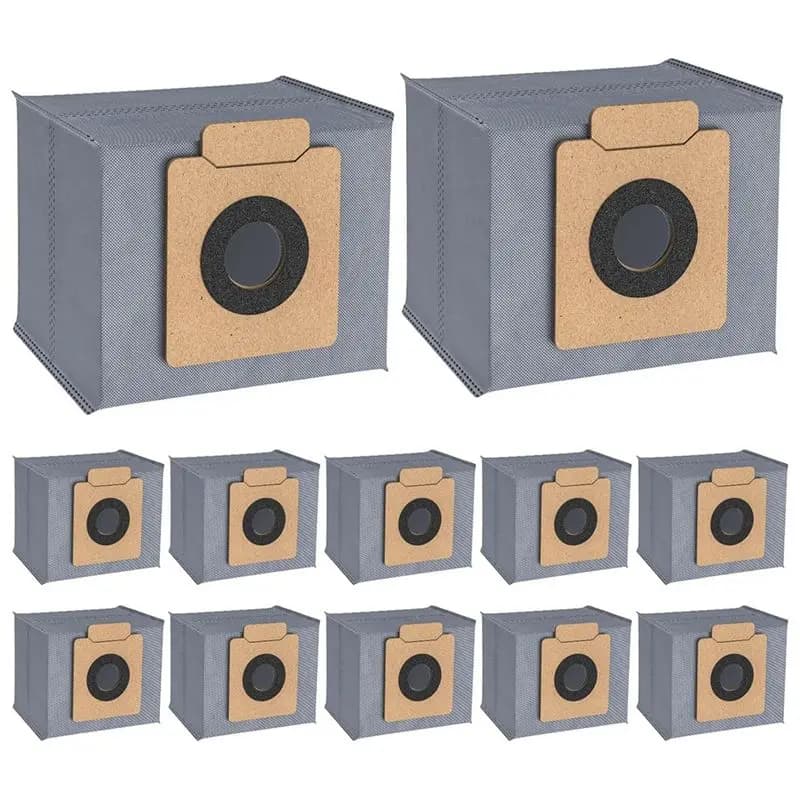 Confezione da 12 sacchetti di ricambio ABUP-12 per la stazione di svuotamento automatico del robot aspirapolvere Eufy Clean X8 Pro X10 Pro Omni
