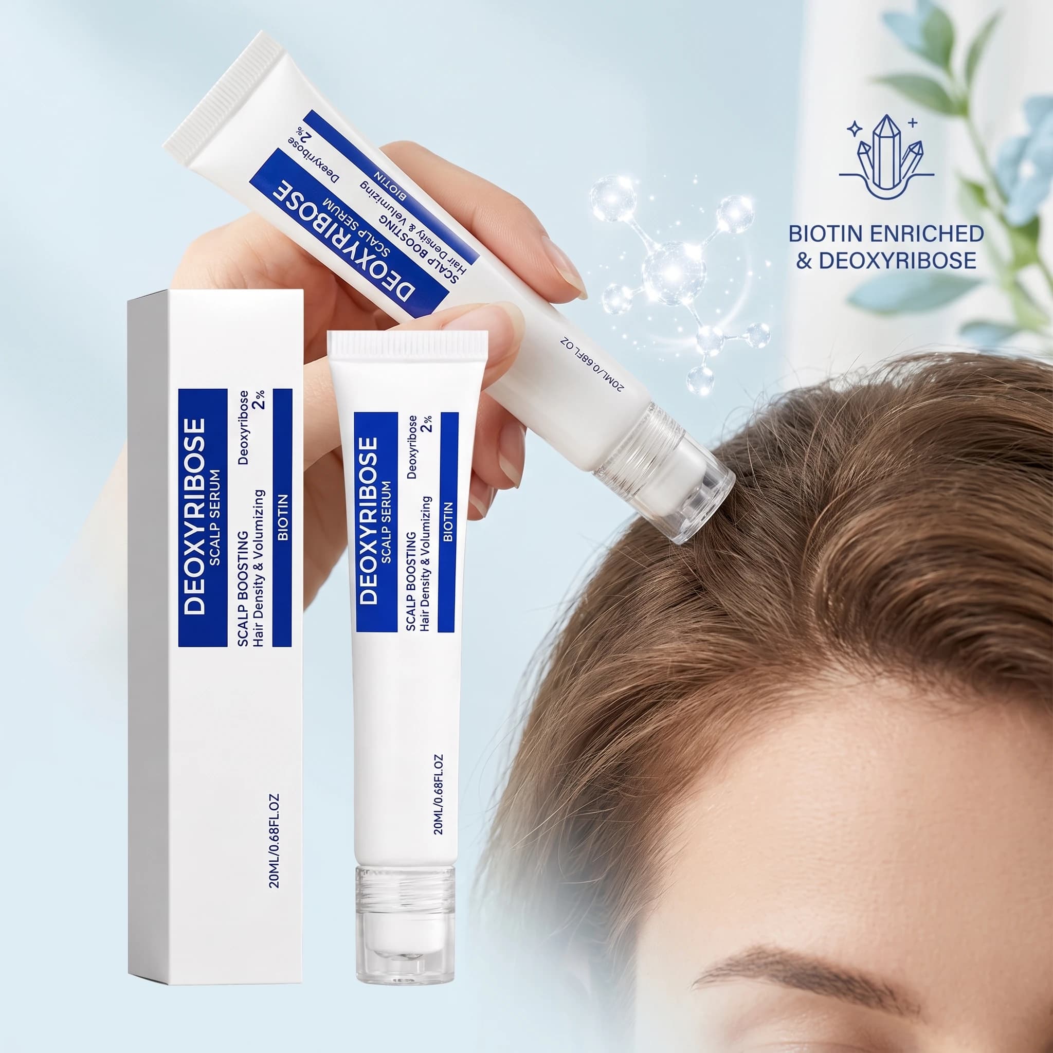 Scalp Serum with Deoxyribose Activate Hair Follicle Make Fuller-Looking Hair Deep Scalp Strengthen Care Korean Hair Care Essence