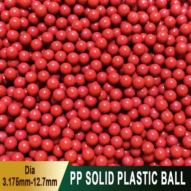 100-1000 Pz 3-12.7mm Rosso PP Palline di plastica solida Palline giocattolo galleggianti per bambini Giochi d'acqua/Materiali per l'apprendimento precoce/Perline artigianali fai da te