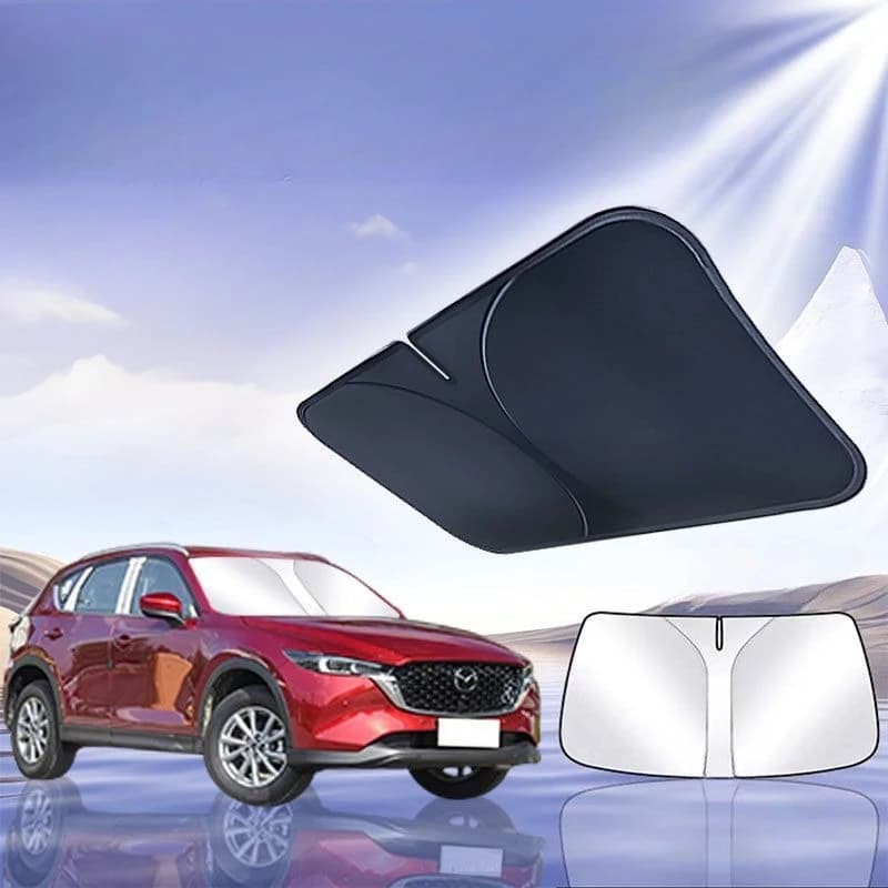 For Mazda CX5 CX4 CX30 CX50 CX8 Mazda 6 Car Windshield Sun Shade Blocks Ray Reflector Window Visor Shield Cover Foldable