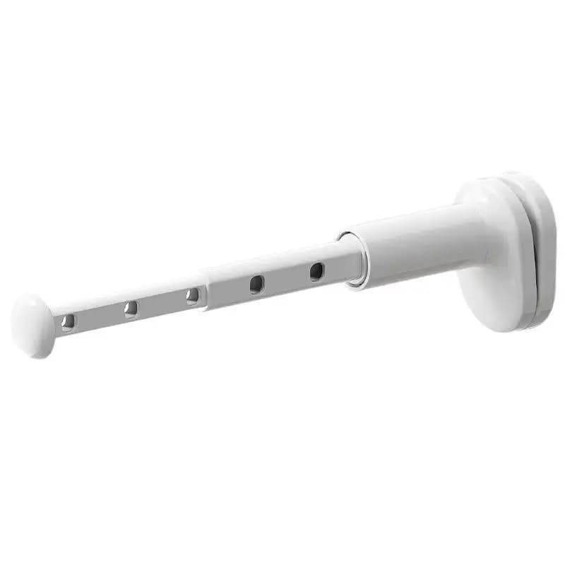 @*No Drill Window Mount Clothes Drying Rack Easy Install Space Saving Rental Friendly Hanger for Laundry Balcony Use