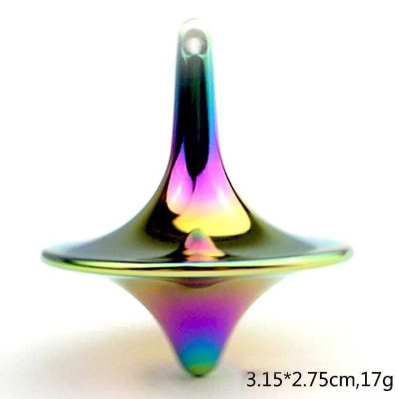 1 Pezzo Fidget Spinner in Metallo, Giocattolo Antistress Ispirato ai Film, Giroscopio Spaziale a Rotazione Libera, Regalo per Adulti e Bambini