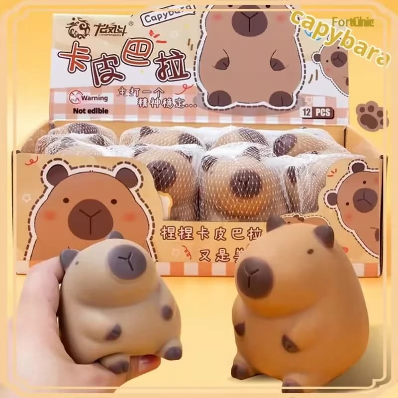 Capybara Squeeze Toy Super Soft Slow Rebound Fluid Dough Texture Cute Creative Stress Relief Office Relax For Adult Stress Relie