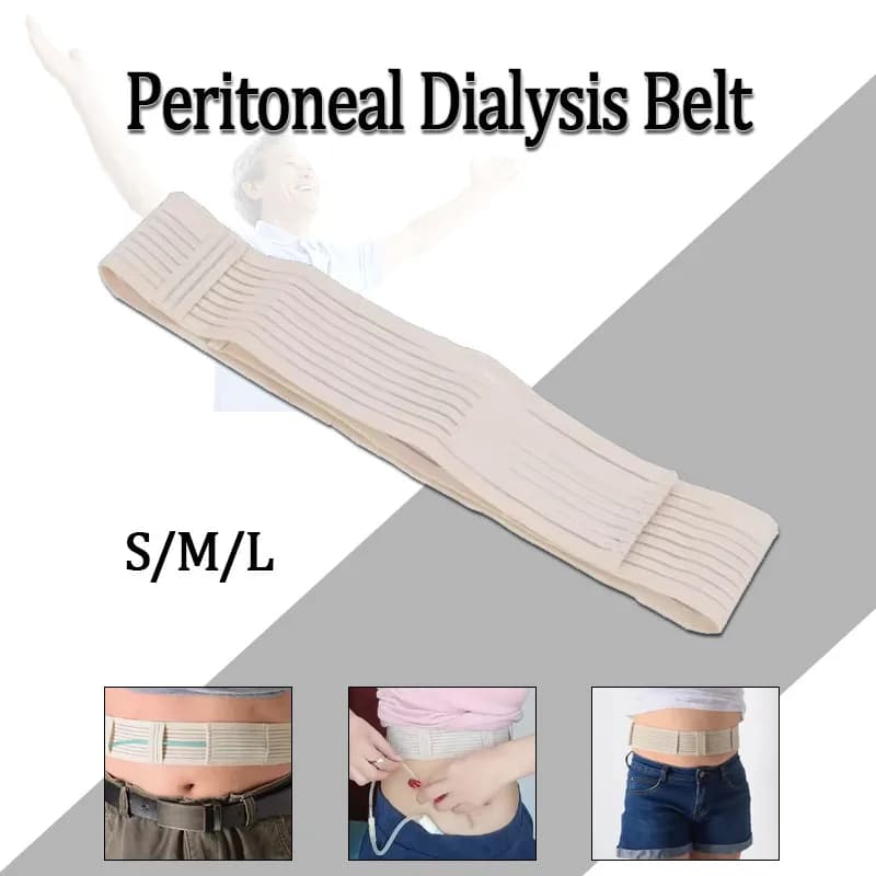 Peritoneal Dialysis Belt Adjustable Breathable Catheter Fixation Device Feeding Tube Holder Drainage Tube Belt Abdominal belt