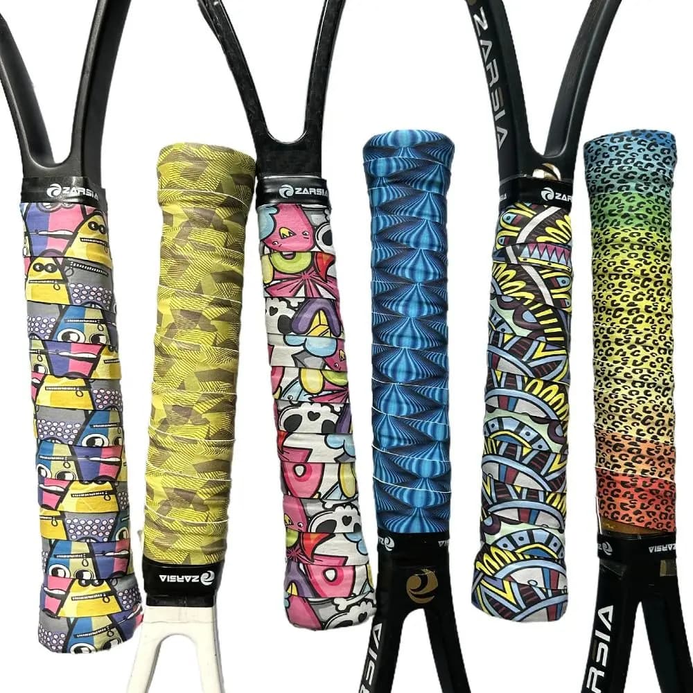 Overgrip for multicolor badminton racket Shock absorbing Self-adhesive rack sweat band tennis paddle sports supplies Over Grips