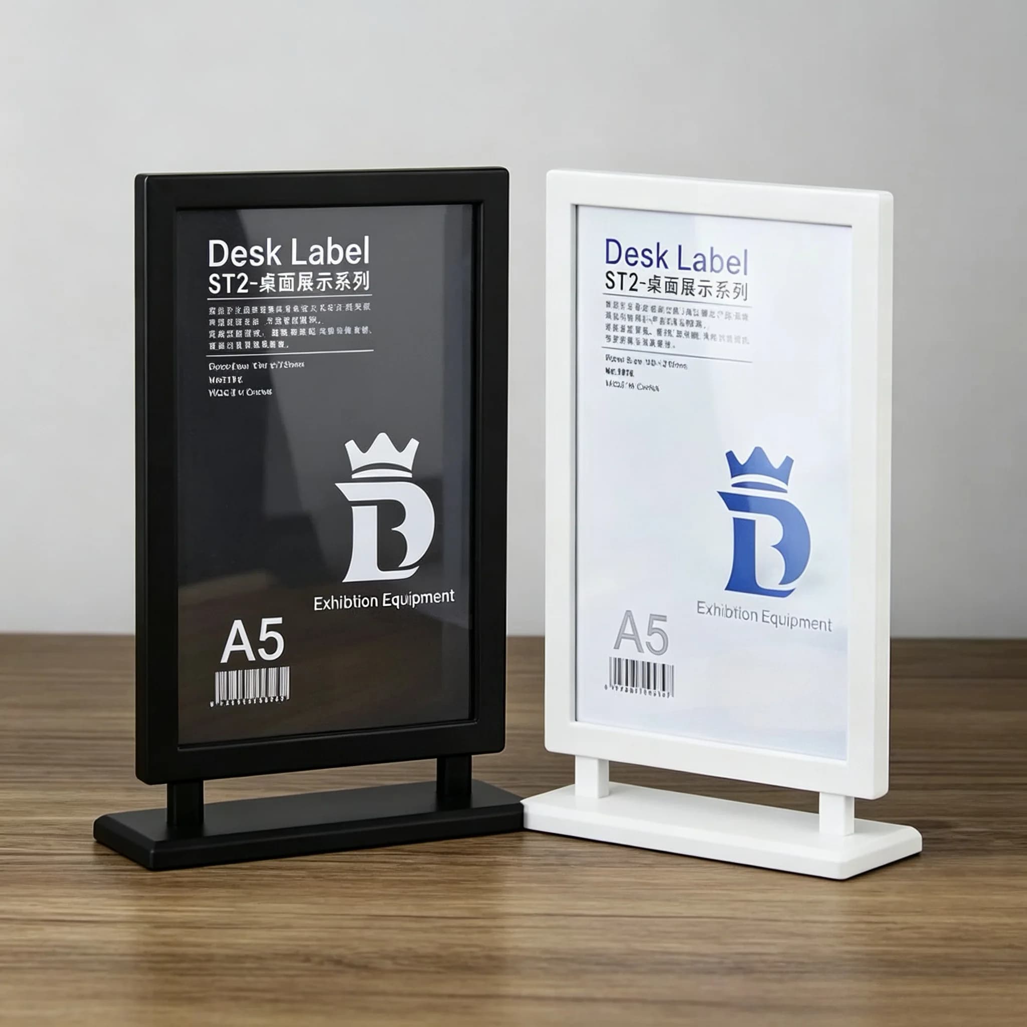 5 Pieces A6 100x150mm Table Plastic Sign Holder Display Stand Price Label Paper Card Holder Menu Ad Photo Picture Poster Frame